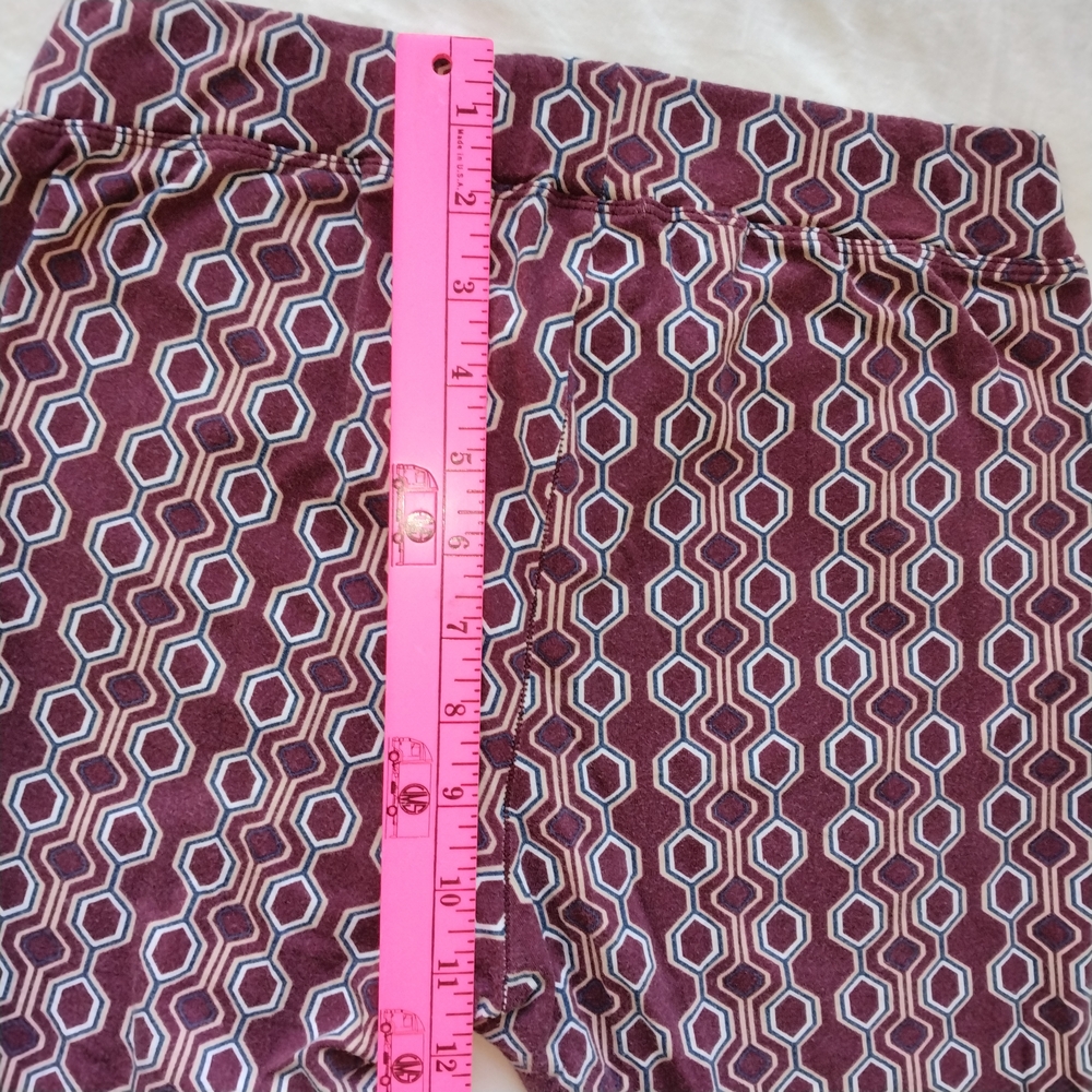 Pact Women's Cotton Geometric Pattern Super Soft Leggings - Picture 3 of 9
